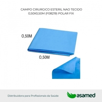 CAMPO CIRURGICO ESTERIL NAO TECIDO 0,50X0,50M (F08219) POLAR FIX