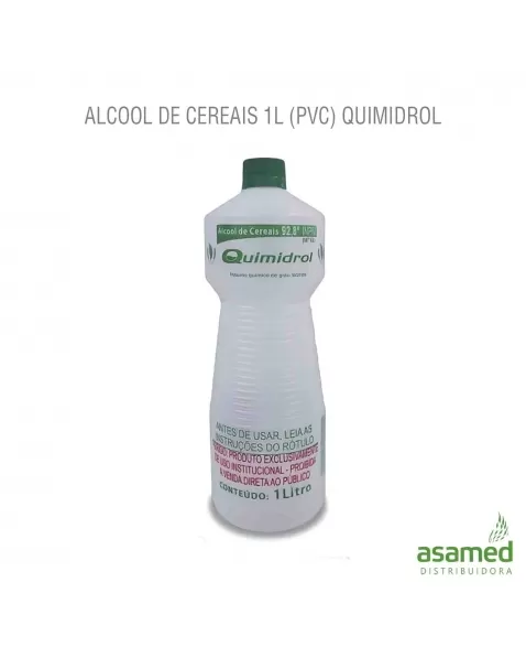 ALCOOL DE CEREAIS 1L (PVC) QUIMIDROL