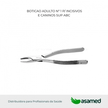 BOTICAO ADULTO Nº 1 P/ INCISIVOS E CANINOS SUP ABC