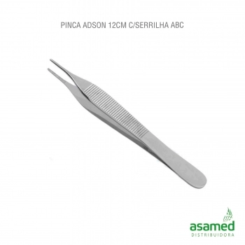 PINCA ADSON 12CM C/SERRILHA ABC