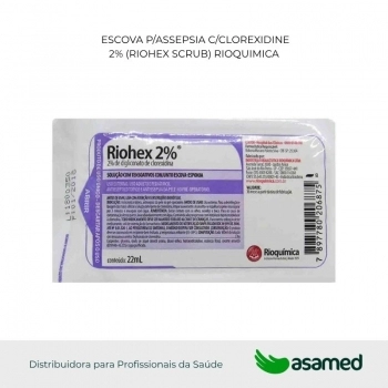 ESCOVA P/ASSEPSIA C/CLOREXIDINE 2% (RIOHEX SCRUB) RIOQUIMICA