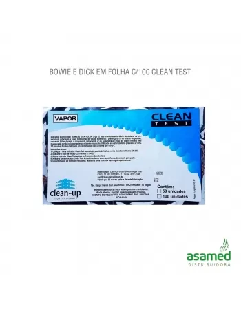 BOWIE E DICK EM FOLHA C/100 CLEAN TEST
