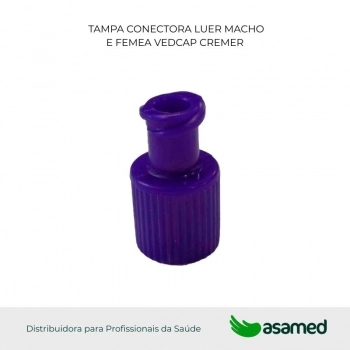 TAMPA CONECTORA LUER MACHO E FEMEA VEDCAP CREMER
