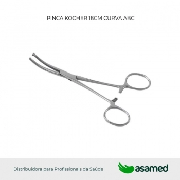 PINCA KOCHER 18CM CURVA ABC