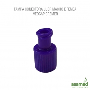 TAMPA CONECTORA LUER MACHO E FEMEA VEDCAP CREMER