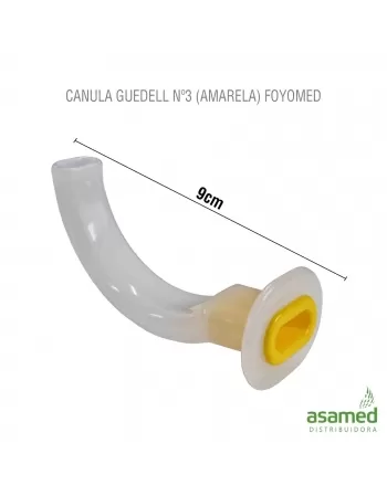 CANULA GUEDELL Nº3 (AMARELA) FOYOMED