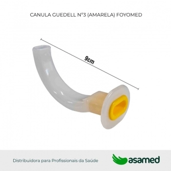 CANULA GUEDELL Nº3 (AMARELA) FOYOMED