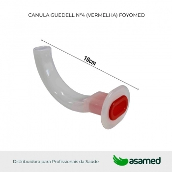 CANULA GUEDELL Nº4 (VERMELHA) FOYOMED