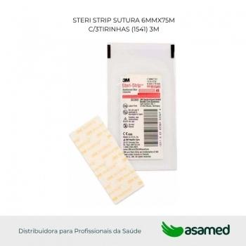 STERI STRIP SUTURA 6MMX75MM C/3TIRINHAS (1541) 3M
