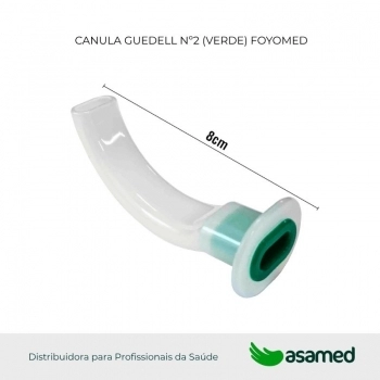 CANULA GUEDELL Nº2 (VERDE) FOYOMED