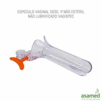 ESPECULO VAGINAL DESC. P NÃO ESTETIL NÃO LUBRIFICADO VAGISPEC