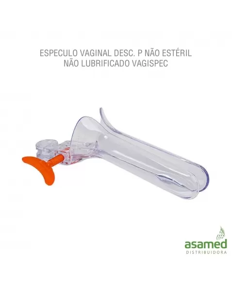 ESPECULO VAGINAL DESC. P NÃO ESTETIL NÃO LUBRIFICADO VAGISPEC