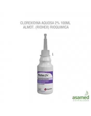 CLOREXIDINA AQUOSA 2% 100ML ALMOT. (RIOHEX) RIOQUIMICA
