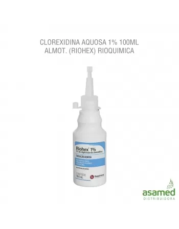CLOREXIDINA AQUOSA 1% 100ML ALMOT. (RIOHEX) RIOQUIMICA