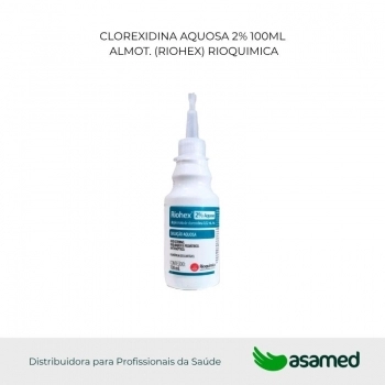 CLOREXIDINA AQUOSA 2% 100ML ALMOT. (RIOHEX) RIOQUIMICA