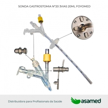 SONDA GASTROSTOMIA Nº20 3VIAS 20ML FOYOMED