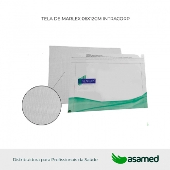 TELA DE MARLEX 06X12CM INTRACORP