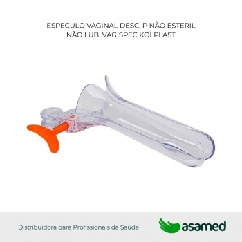 ESPECULO VAGINAL DESC. P NÃO ESTETIL NÃO LUBRIFICADO VAGISPEC