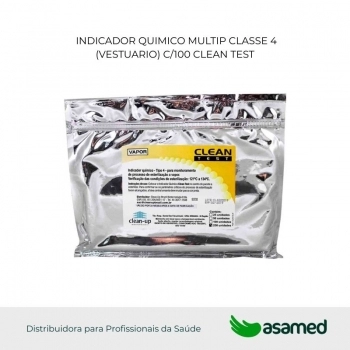 INDICADOR QUIMICO MULTIP CLASSE 4 (VESTUARIO) C/100 CLEAN TEST