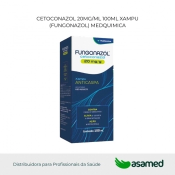 CETOCONAZOL 20MG/ML 100ML XAMPU (FUNGONAZOL) MEDQUIMICA