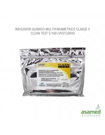 INDICADOR QUIMICO MULTIP CLASSE 4 (VESTUARIO) C/100 CLEAN TEST