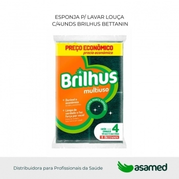 ESPONJA P/ LAVAR LOUÇA C/4UNDS ESFREBOM