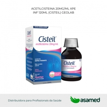 ACETILCISTEINA 20MG/ML XPE INF 120ML (CISTEIL) GEOLAB