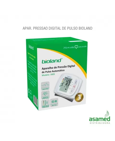 APARELHO PRESSAO DIGITAL DE PULSO BIOLAND