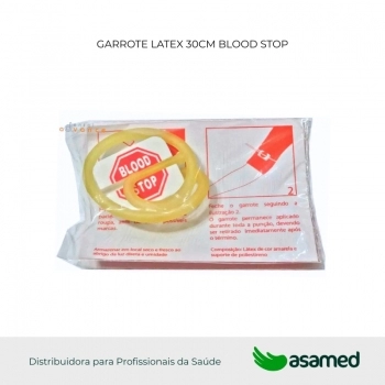 GARROTE LATEX 30CM BLOOD STOP